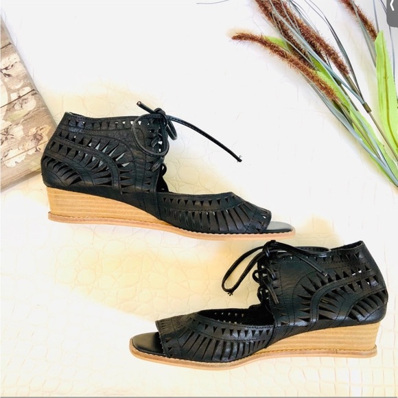 Jeffrey Campbell “Rodillo” Cutout Wedge Sandals - Picture 5 of 6